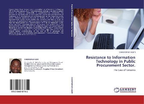 Resistance to Information Technology in Public Procurement Sector.