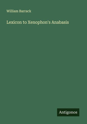 Lexicon to Xenophon's Anabasis