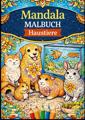 Mandala malbuch, Haustiere