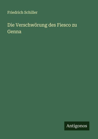 Die Verschwörung des Fiesco zu Genna