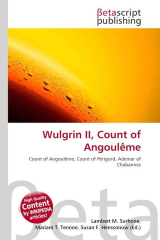 Wulgrin II, Count of Angoulême