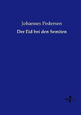 Der Eid bei den Semiten