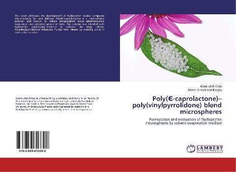 Poly(¿-caprolactone)-poly(vinylpyrrolidone) blend microspheres