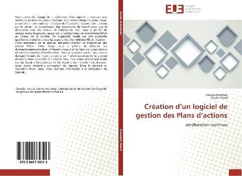 Création d'un logiciel de gestion des Plans d'actions