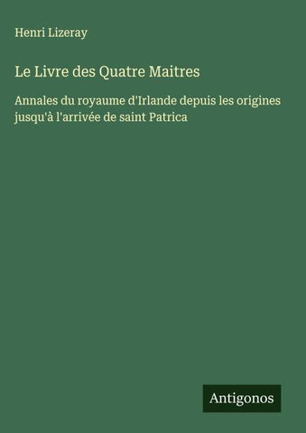 Le Livre des Quatre Maitres