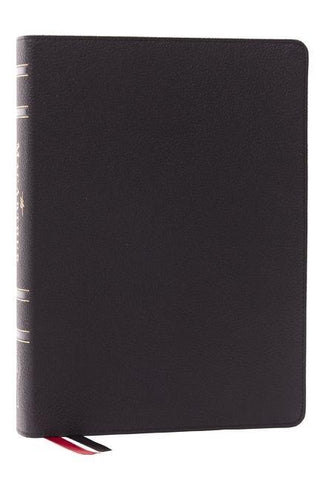 LSB, MacArthur Study Bible, Black Genuine Leather, Comfort Print