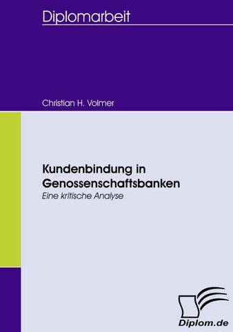 Kundenbindung in Genossenschaftsbanken