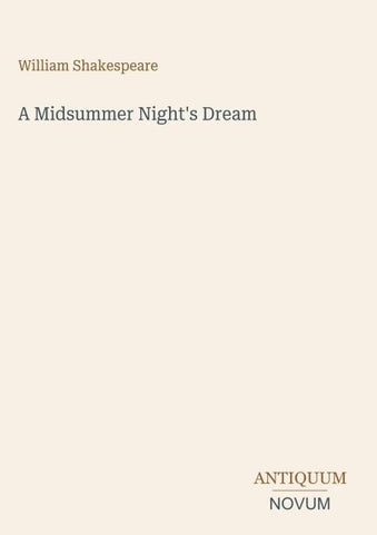 A Midsummer Night's Dream