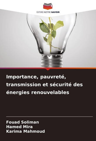 Importance, pauvreté, transmission et sécurité des énergies renouvelables