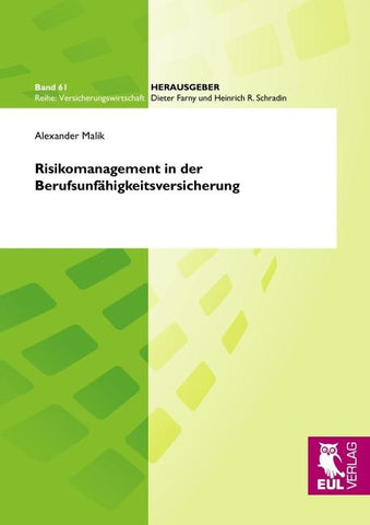 Risikomanagement in der Berufsunfähigkeitsversicherung