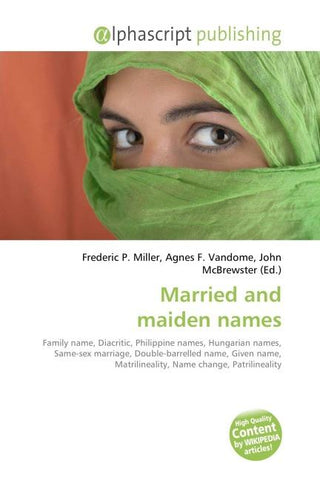 Married and maiden names