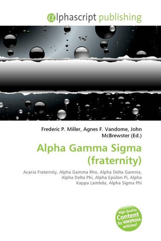 Alpha Gamma Sigma (fraternity)