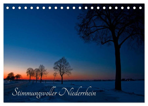 Stimmungsvoller Niederrhein (Tischkalender 2026 DIN A5 quer), CALVENDO Monatskalender