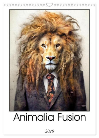 Animalia Fusion (Wall Calendar 2026 DIN A3 portrait), CALVENDO 12 Month Wall Calendar