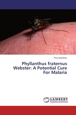 Phyllanthus fraternus Webster: A Potential Cure For Malaria