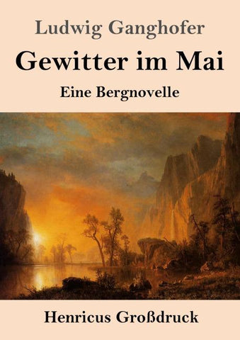 Gewitter im Mai (Großdruck)