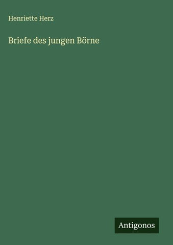 Briefe des jungen Börne