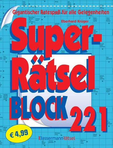 Superrätselblock 221 (5 Exemplare à 4,99 €)