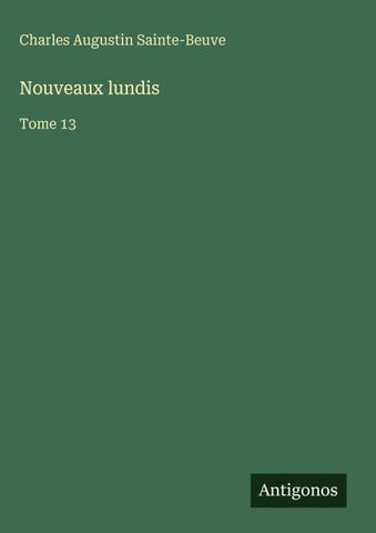Nouveaux lundis