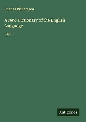 A New Dictionary of the English Language