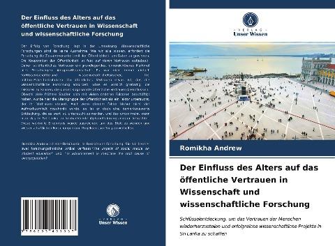 Der Einfluss des Alters auf das öffentliche Vertrauen in Wissenschaft und wissenschaftliche Forschung