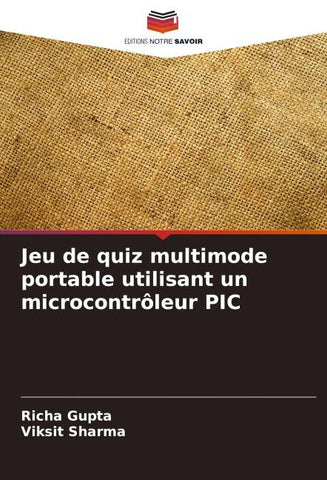 Jeu de quiz multimode portable utilisant un microcontrôleur PIC