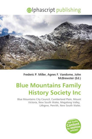 Blue Mountains Family History Society Inc