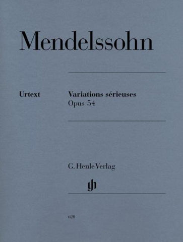 Felix Mendelssohn Bartholdy - Variations sérieuses op. 54