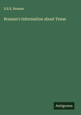 Braman's Information about Texas
