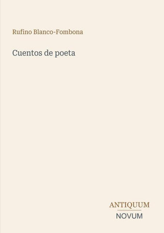 Cuentos de poeta