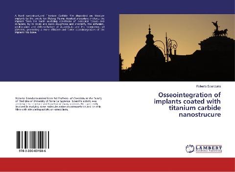 Osseointegration of implants coated with titanium carbide nanostrucure