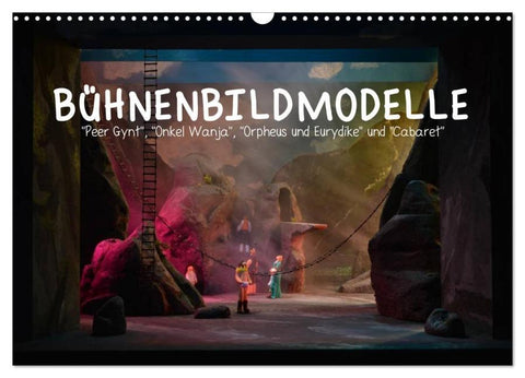 Bühnenbildmodelle (Wandkalender 2026 DIN A3 quer), CALVENDO Monatskalender