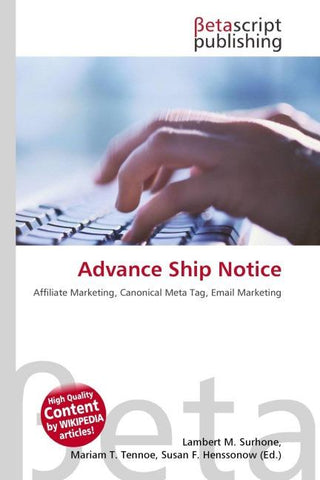 Advance Ship Notice