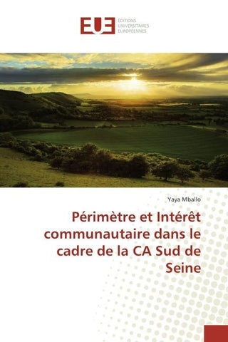 Périmètre et Intérêt communautaire dans le cadre de la CA Sud de Seine