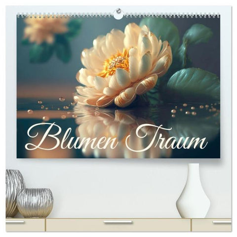 Blumen Traum (hochwertiger Premium Wandkalender 2026 DIN A2 quer), Kunstdruck in Hochglanz