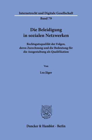 Die Beleidigung in sozialen Netzwerken