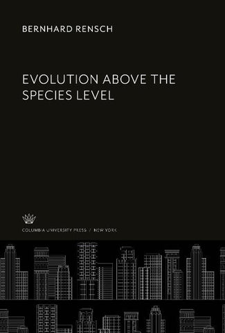 Evolution Above the Species Level