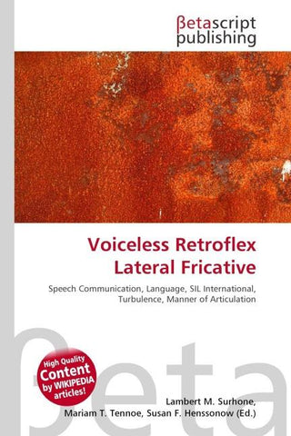 Voiceless Retroflex Lateral Fricative