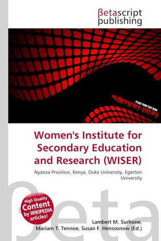 Women''s Institute for Secondary Education and Research (WISER)