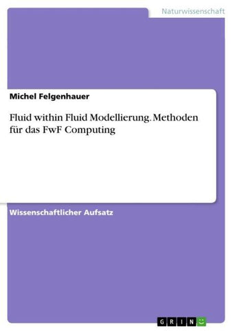 Fluid within Fluid Modellierung. Methoden für das FwF Computing