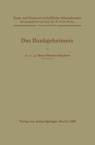 Das Bankgeheimnis