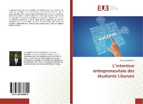 L'intention entrepreneuriale des étudiants Libanais