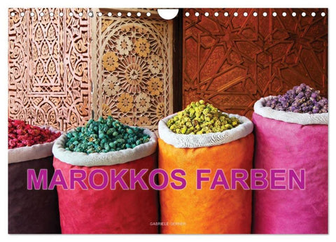 Marokkos Farben (Wandkalender 2026 DIN A4 quer), CALVENDO Monatskalender