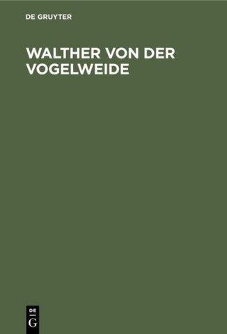 Walther von der Vogelweide