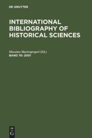 International Bibliography of Historical Sciences / 2001