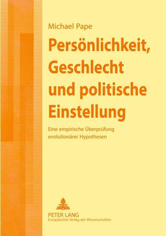 Persönlichkeit, Geschlecht und politische Einstellung