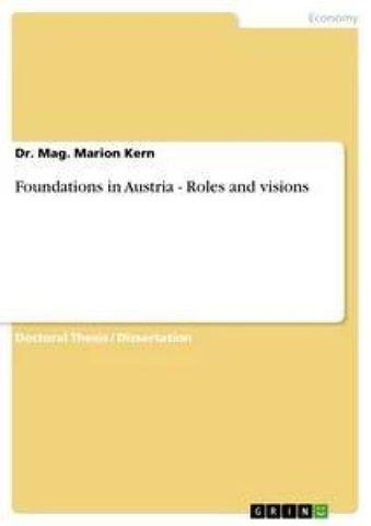 Foundations in Austria - Roles and visions