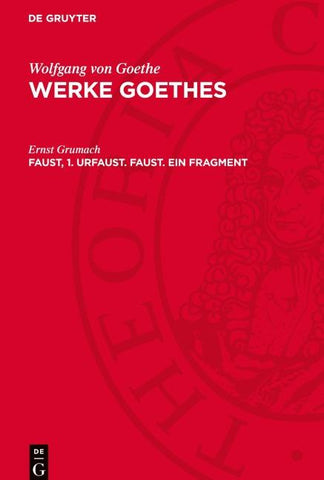 Faust, 1. Urfaust. Faust. Ein Fragment