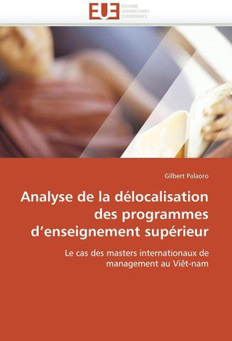 Analyse de la délocalisation des programmes d'enseignement supérieur