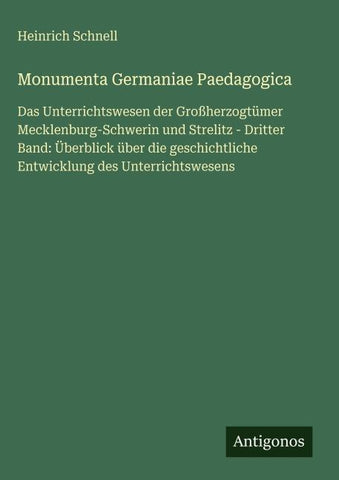 Monumenta Germaniae Paedagogica